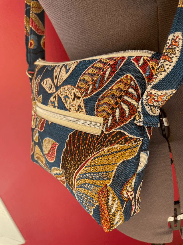 Sac à main Angèle / Modèle jacquard rouge