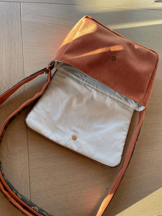 Sac à rabat Anaïs / Modèle orange