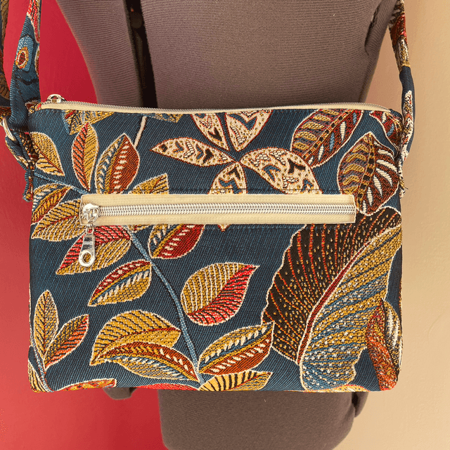 Sac à main Angèle / Modèle jacquard rouge