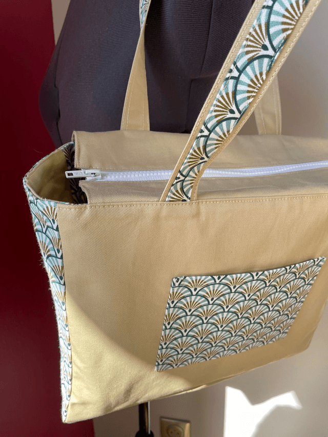 Sac cabas Ambre / Beige 