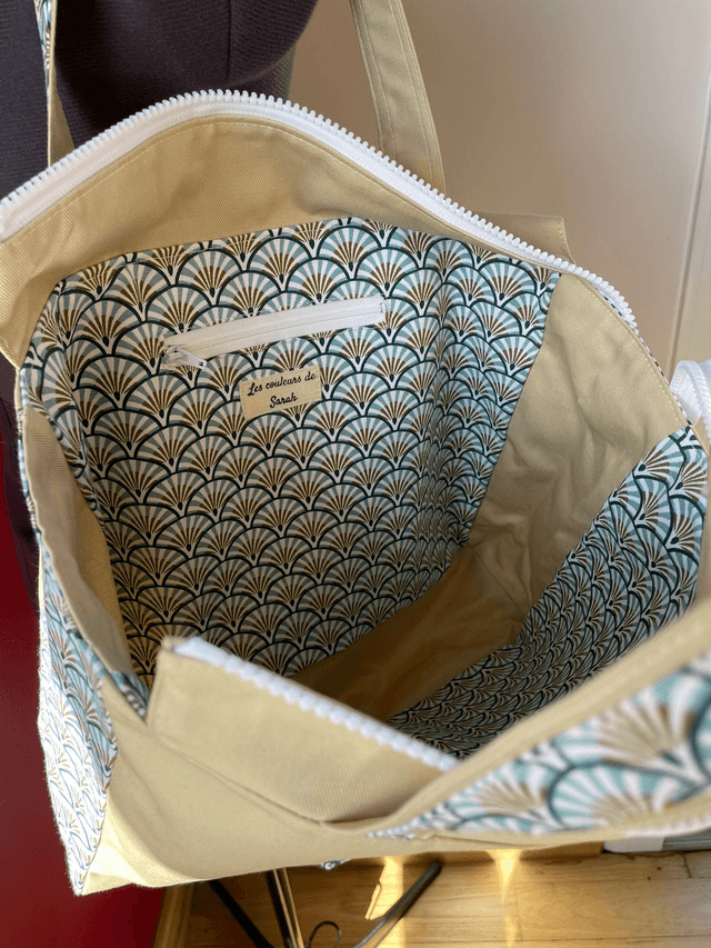 Sac cabas Ambre / Beige